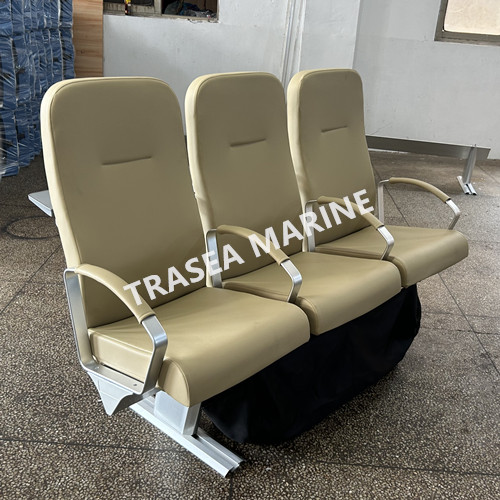 TRA-02 fixed backrest marine passenger seats for economy class.