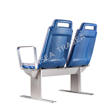 TRA-07 is plastic seat mounted on aluminum frame with stainless steel tube inside the seats.both for vessel  interior and exterior.
